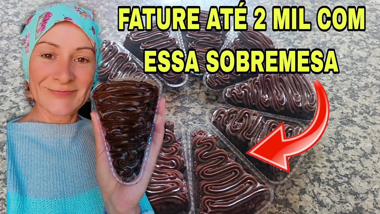 FATURE AT&Eacute; DOIS MIL COM ESSA SOBREMESA FA&Ccedil;A E VENDA 