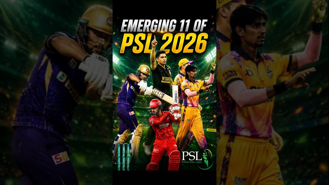 Emerging Playing 11 of PSL 2026
