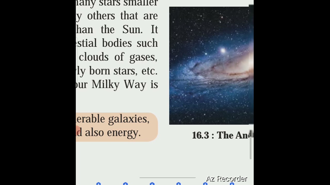 The galaxies. 