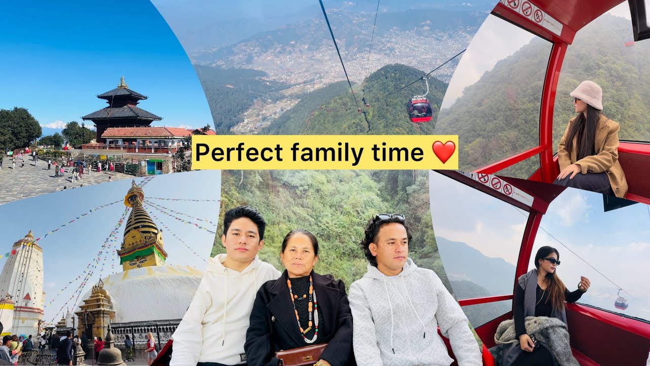 Family Day Out at Chandragiri & Swoyambhunath | Beautiful Memories Together ❤️ 