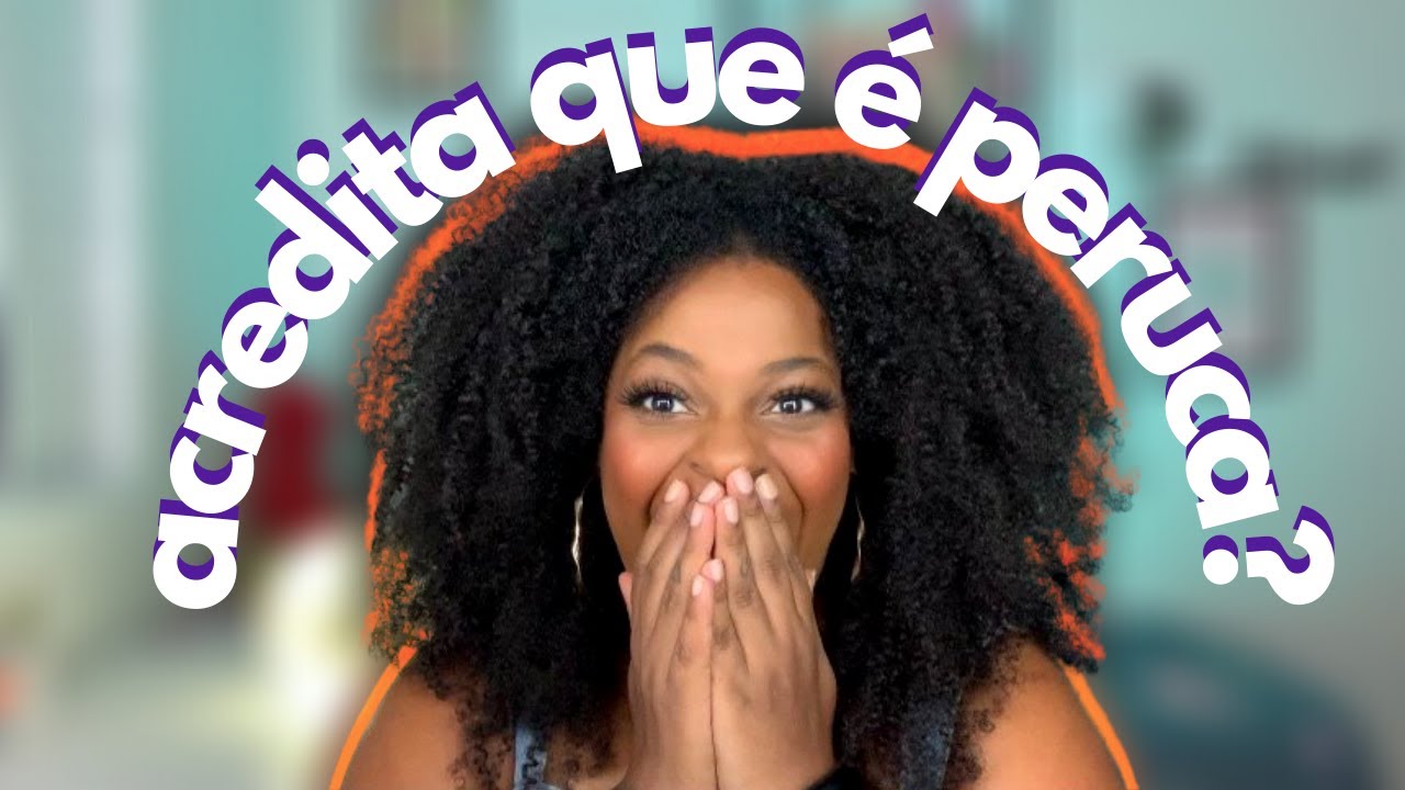 MINHA PERUCA DE CABELO HUMANO