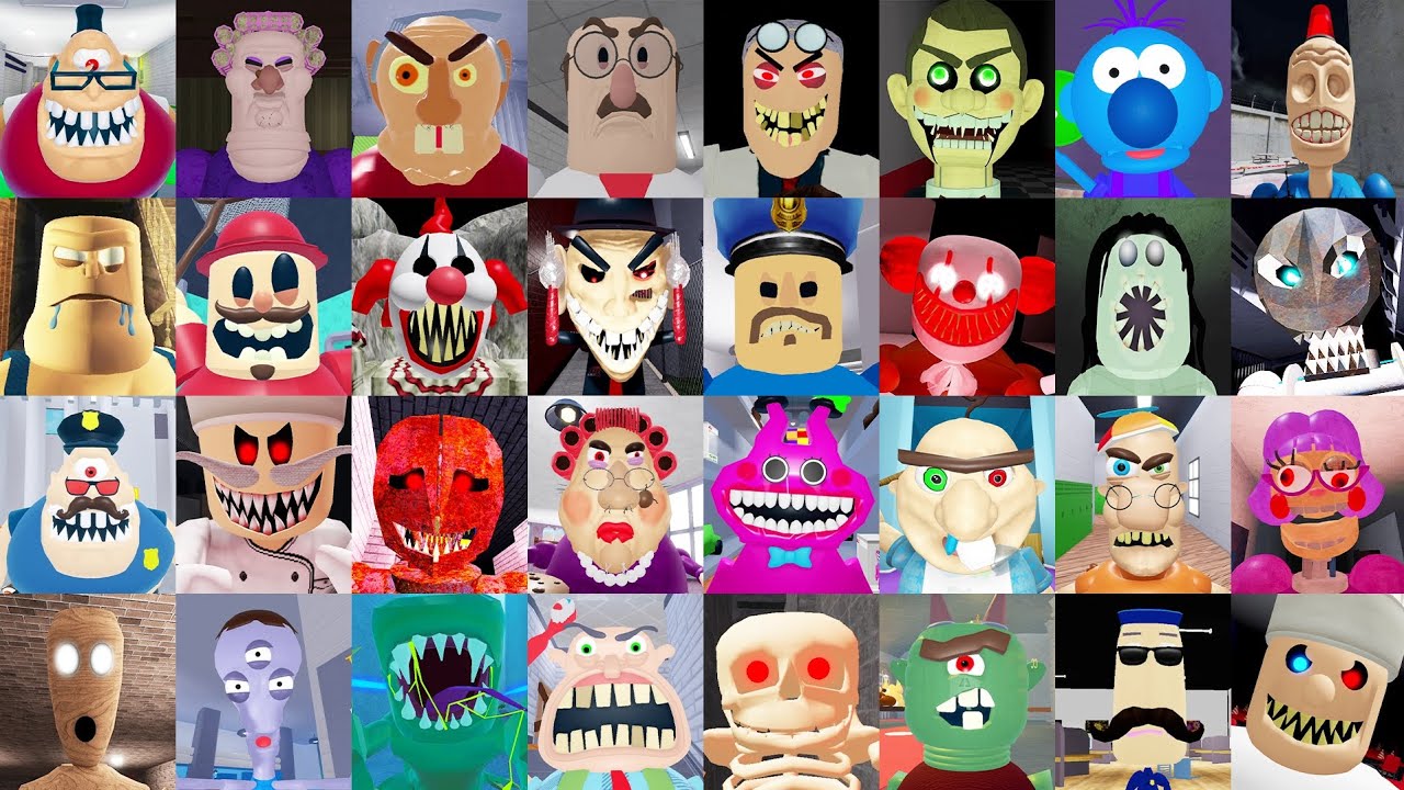 [ UPDATE ] Platinumfalls vs Decent Obbies All Jumpscares in Scary Obby Barry Prison,Mr Stinky,Grumpy