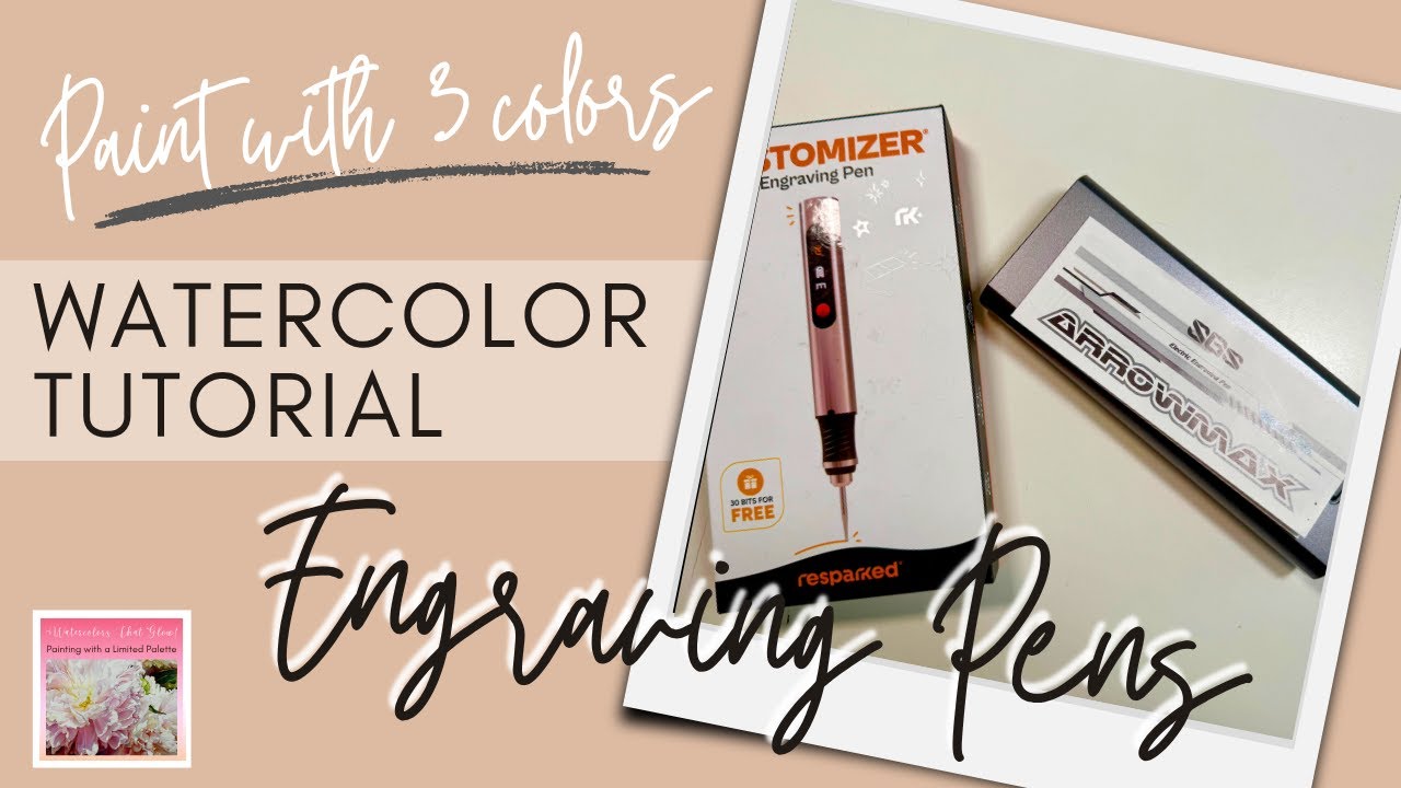 Engraving Pens: Save those whites in watercolor!