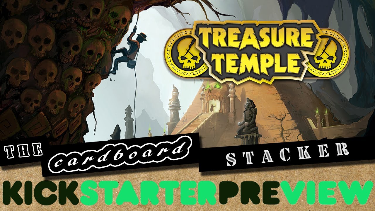 Treasure Temple (GK Studios) | Kickstarter Preview | The Cardboard Stacker
