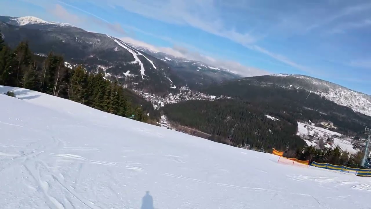 Spindleruv Mlyn / Szpindlerowy Młyn piste 6 - black FIS world cup run 4K 15.03.2025