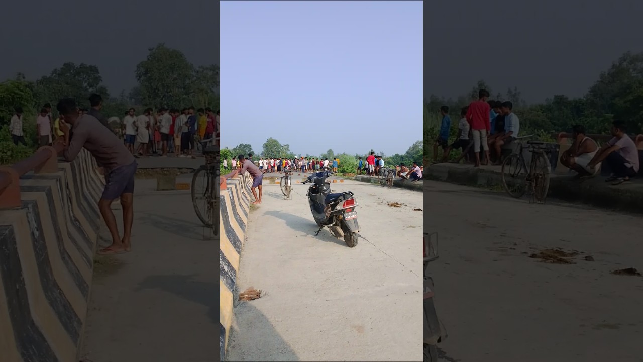 Amit short video Shahjahanpur se Rajnagar garra pul per pul khasak Gaya pani ke bhav se