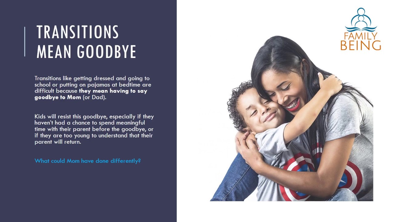 Family Being FEARLESS PARENTING   Separation Anxiety at Drop-Off