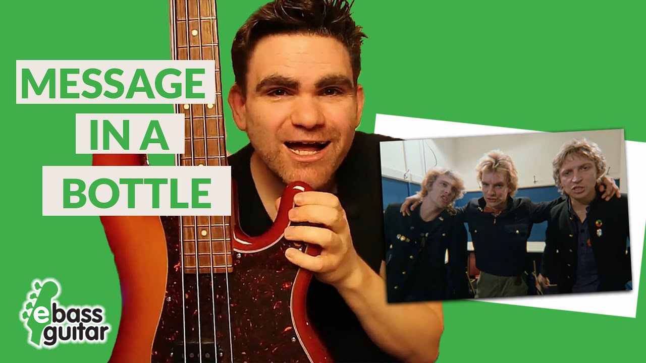 Learn Message In A Bottle On Bass Guitar (Simple Songs For Beginners)