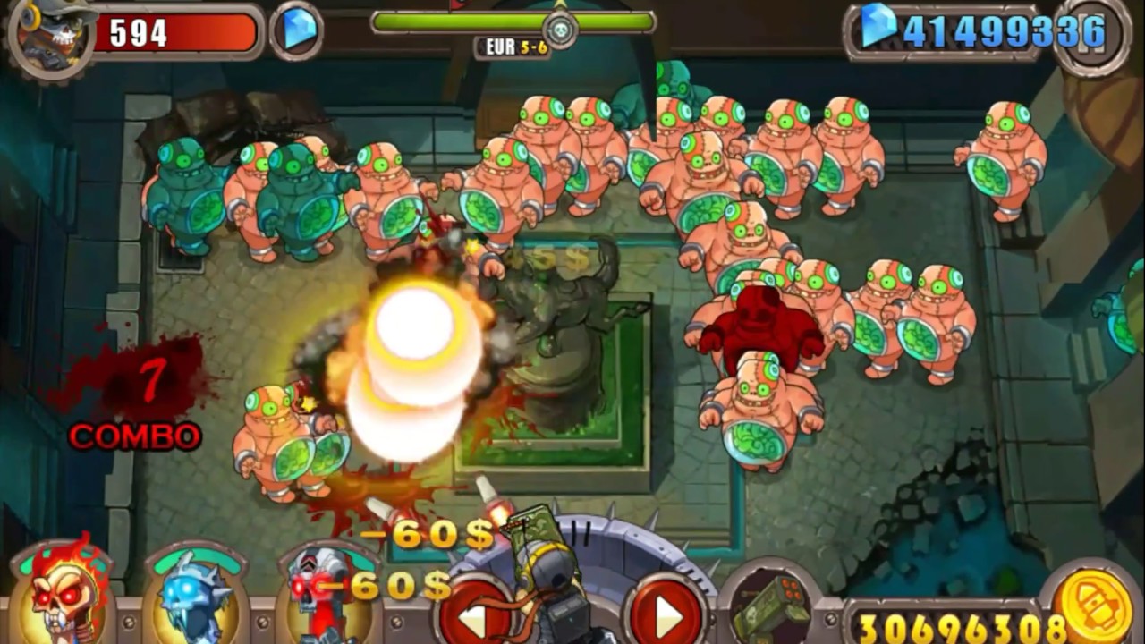 Zombie Evil Gameplay Walkthrough EUR Easy Stage 5 Mission 1-6 UMP RPG Gatling M32 M202A1 HD
