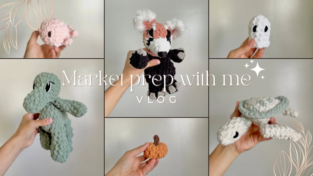 Market prep with me - Inventory, pattern tests, mock up and more!
