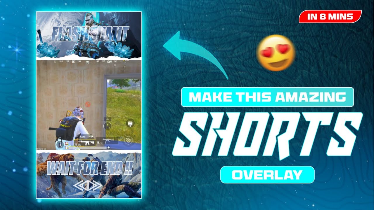 🥰Make This Winter Theme Shorts Overlay in PIXELLAB 🥶