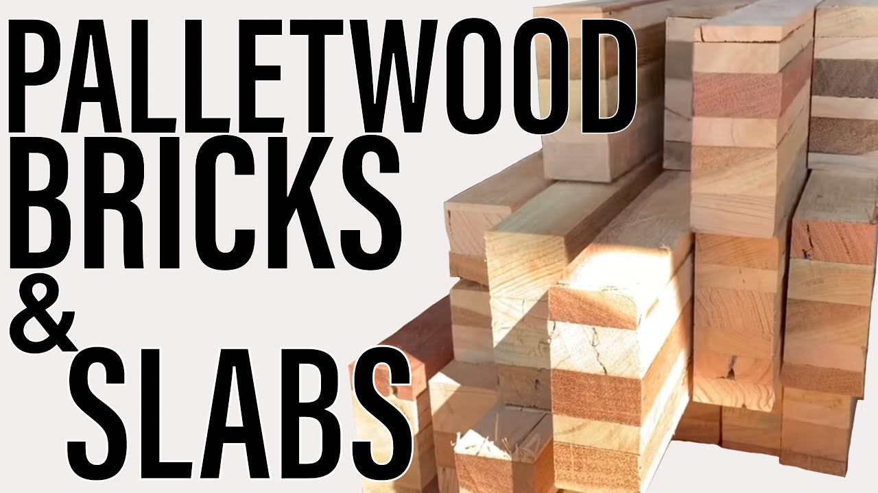How to PALLETWOOD the RIGHT WAY - Make Bricks