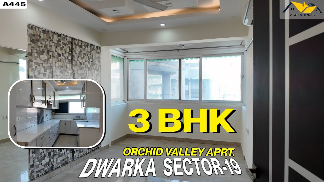 3 BHK Flats For Sale in Dwarka✅ Orchid Valley Apartment Dwarka Sector 19 ~ Society Flats in Dwarka