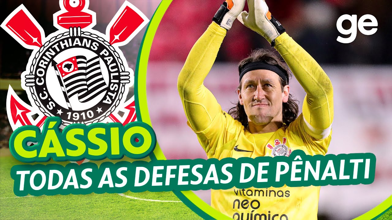CÁSSIO MAIOR PEGADOR DE PÊNALTIS DO CORINTHIANS! TODAS AS 32 DEFESAS DE PÊNALTI | ge.globo