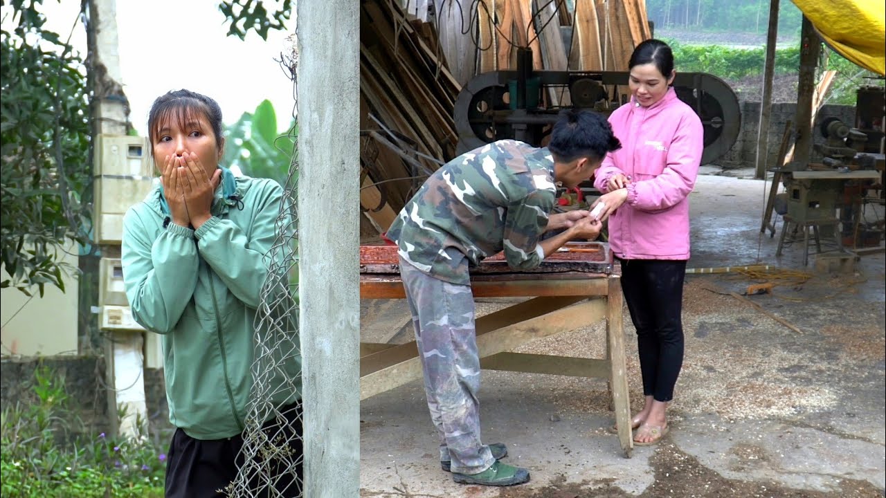 Full Video Timelapse 150 Days Gardening To Food In Log Cabin - Journey Two Girls Love Same Man