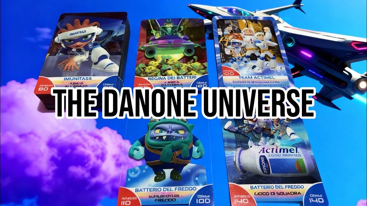 Cards Actimel - Quando la Danone creò il suo universo