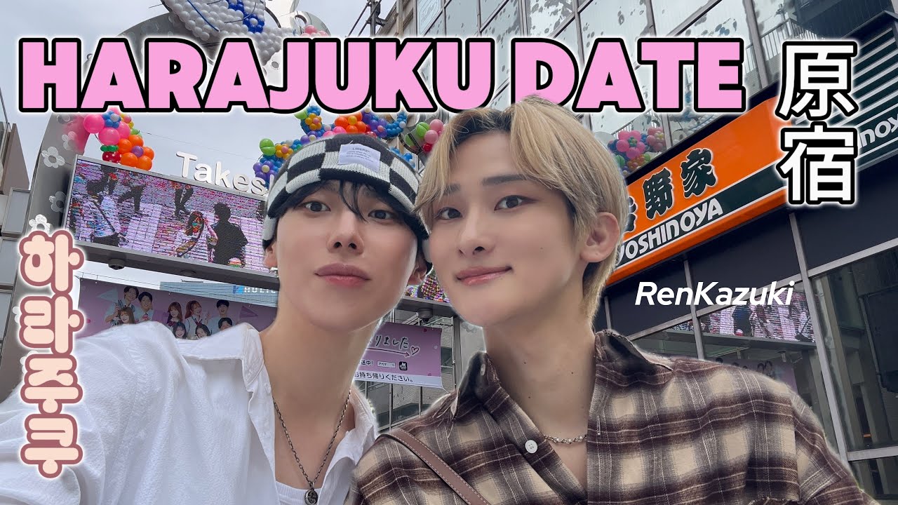 【Gay Couple】Harajuku in Japan/date/Takeshita Street/Thai festival/Thai food/japanese/BL