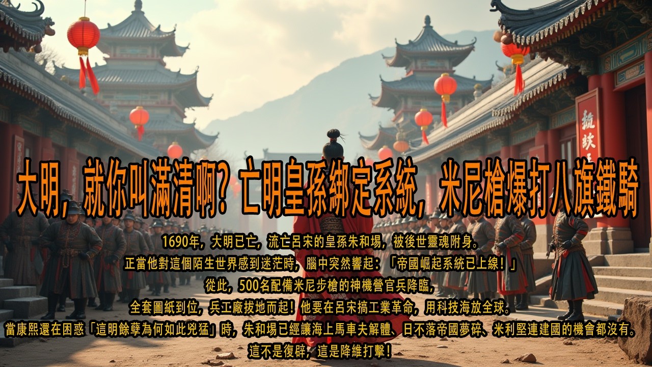 大明，就你叫滿清啊？亡明皇孫綁定系統，米尼槍爆打八旗鐵騎#励志 #故事频道#故事分享#系统 #穿越
