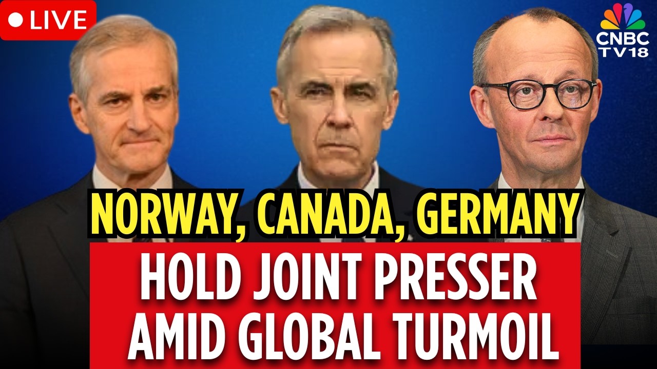 Norway, Germany & Canada Hold Joint Presser on Security LIVE | Gahr Store | Mark Carney| Merz | N18G