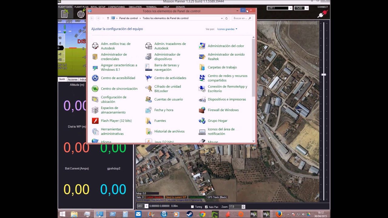 Parte1º carga de firmware de Pixhawk.