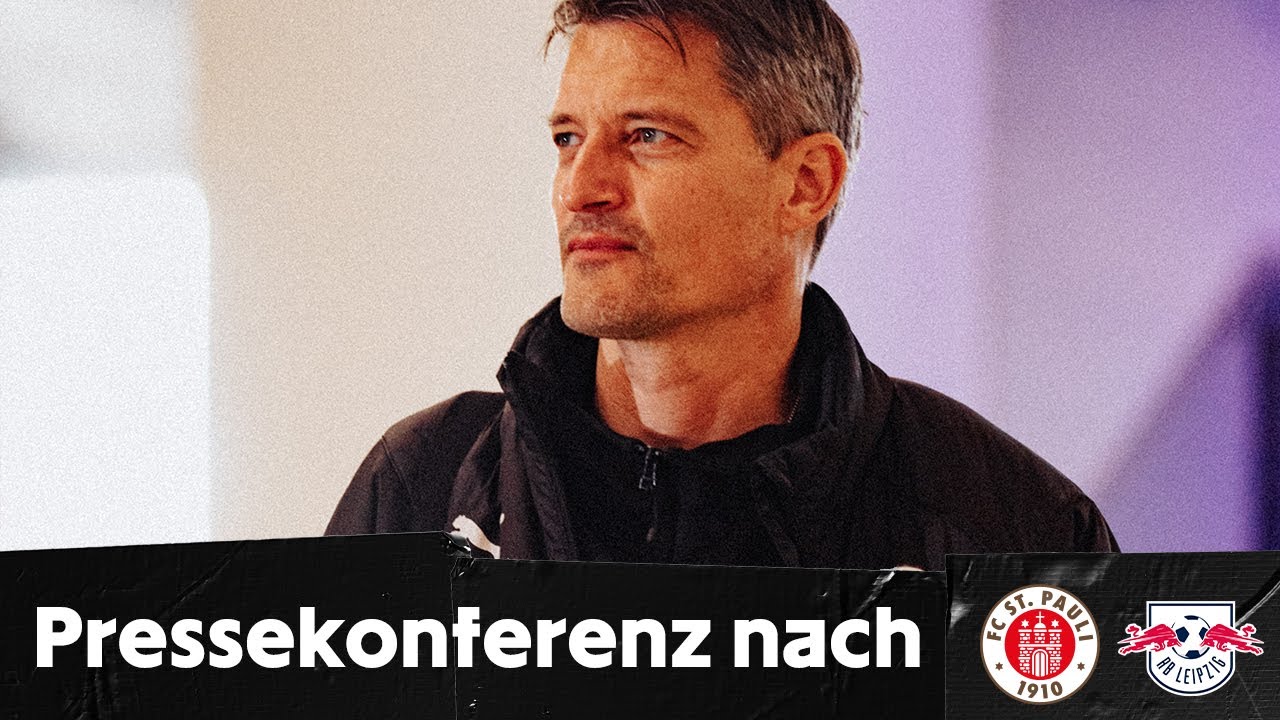 Die Pressekonferenz nach dem Spiel gegen RB Leipzig