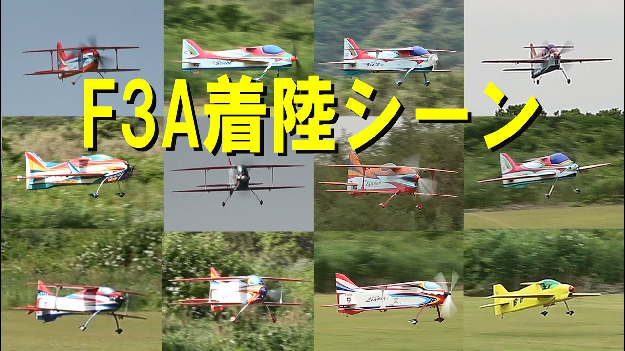 F3A フルサイズ 着陸シーン【ラジコン飛行機】