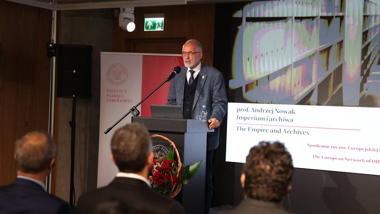 Wykład Prof. Andrzeja Nowaka pt. „Imperium i archiwa”, CPH IPN, 01.10.2025 (English subtitles)