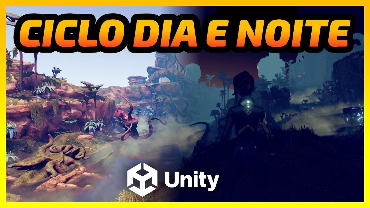 Como fazer Ciclo de DIA E NOITE na Unity em 10 Minutos