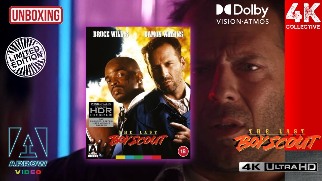 The Last Boy Scout Arrow Video 4K UltraHD Blu-Ray Limited Edition Unboxing