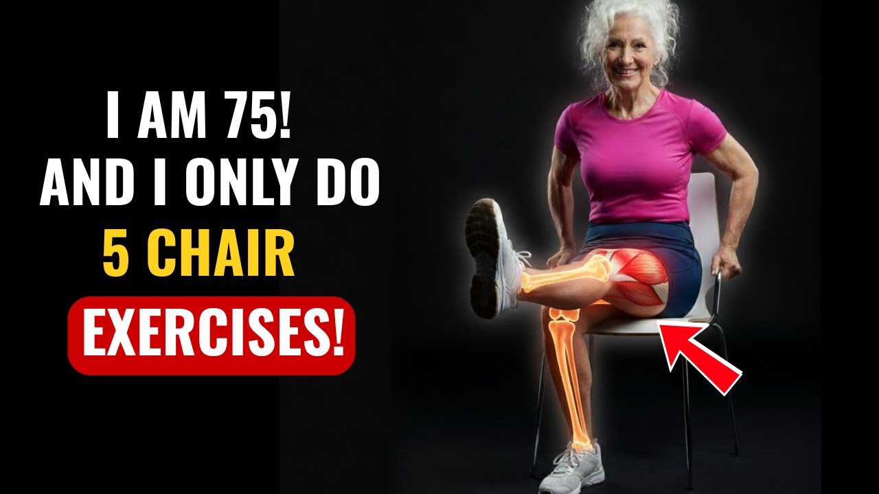 STOP WALKING! 5 Chair Exercises for Seniors (Better Than 10,000 Steps)