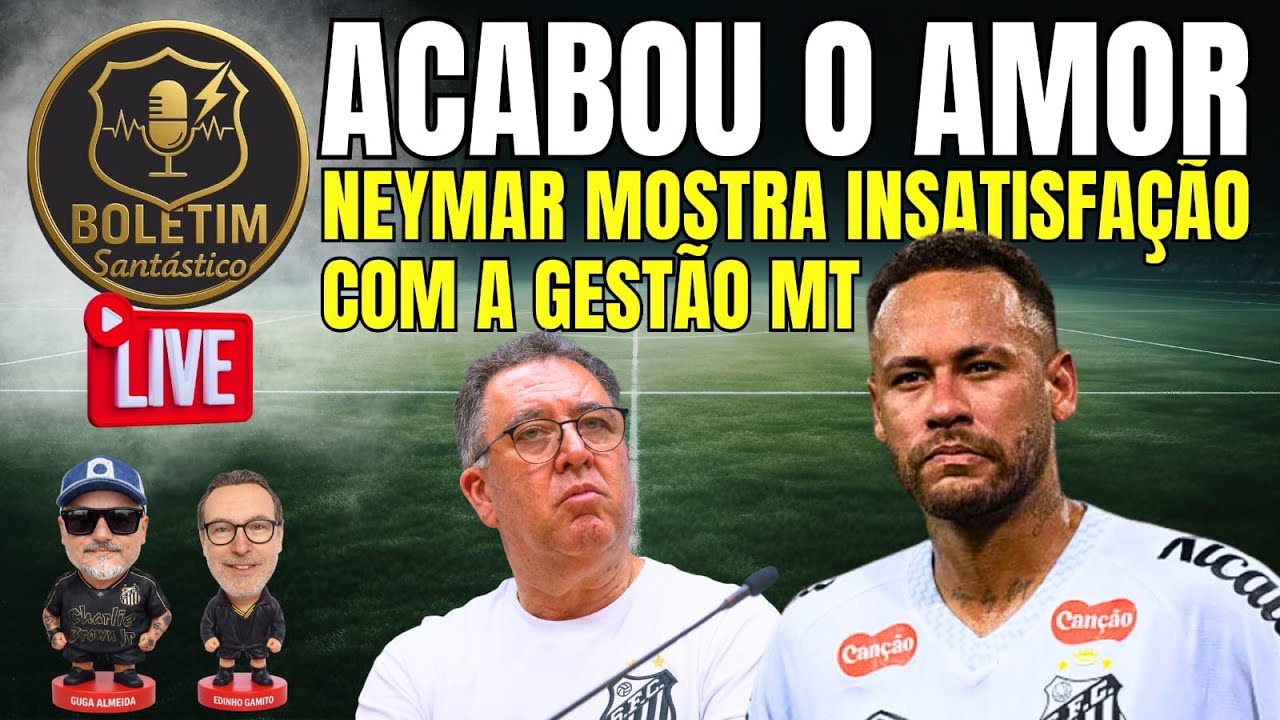NEYMAR EXPLODE CONTRA A GESTÃO! SANTOS TENTA REAGIR COM OLIVA E VERÍSSIMO! #santos #neymar #podcast