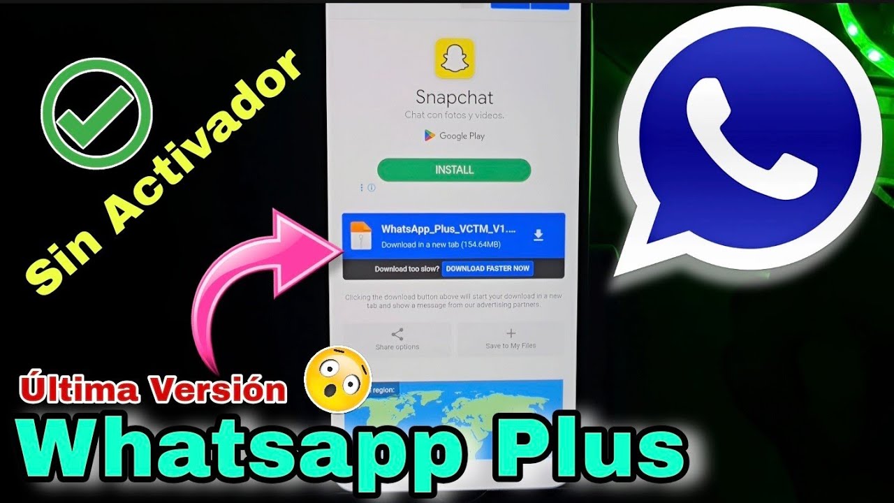 Nuevo Whatsapp Plus Ultima versión 100% funcional sin activador