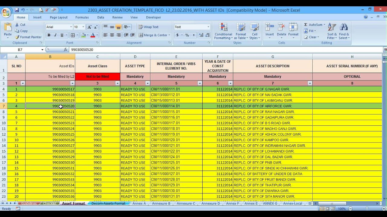 CAPITALIZATION OF CWIP