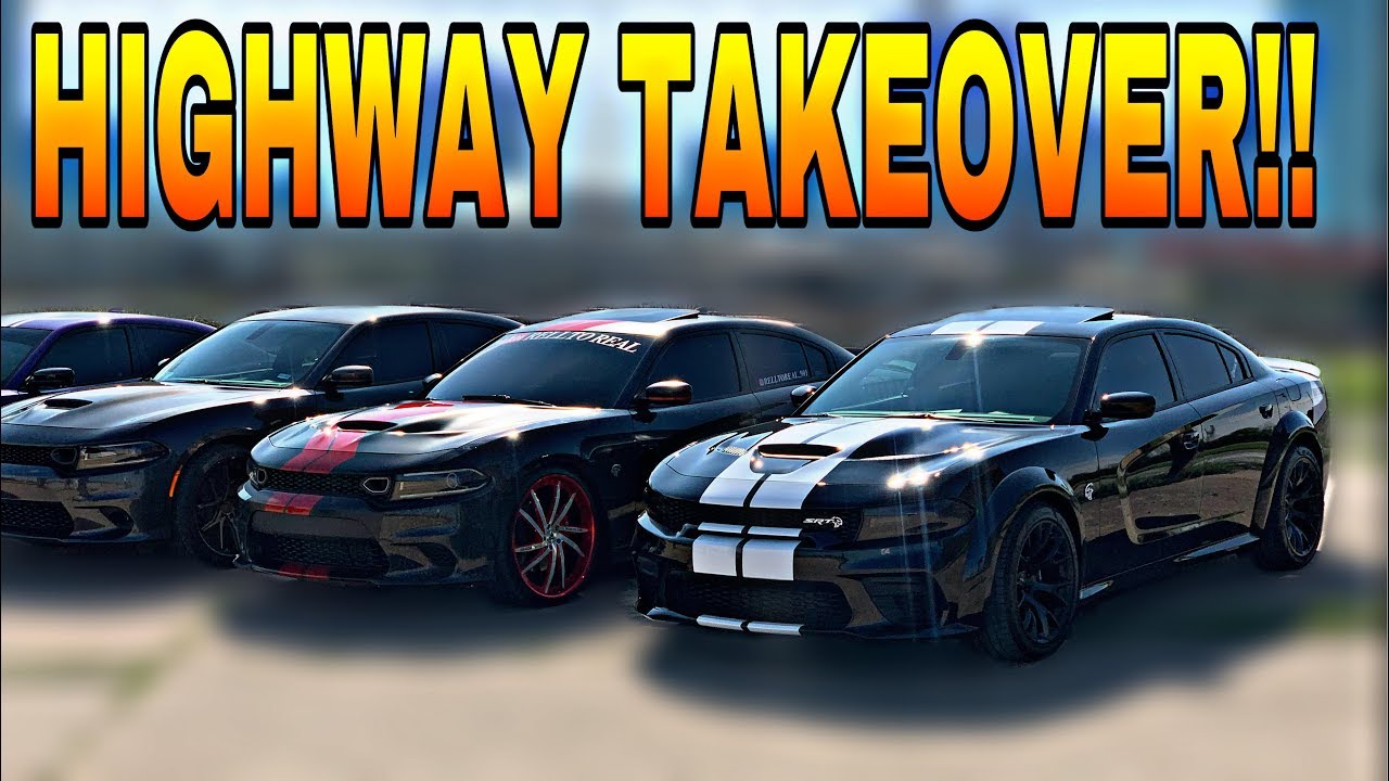 2020 DAYTONA HELLCAT WIDEBODY HIGHWAY TAKEOVER.. STRAIGHT MOPARS!!