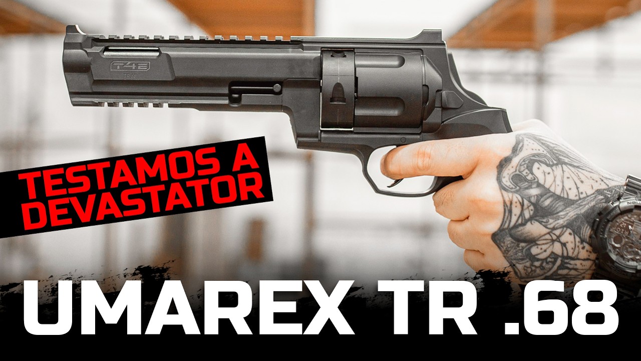 Revólver Calibre .68 Umarex T4E TR 68 Tornado Paintball