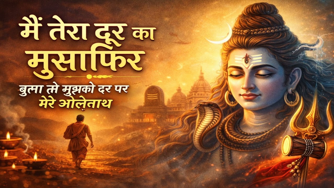 मैं तेरा दूर का मुसाफि़र | Bholenath Bhajan | Bula Le Mujhko Dar Par Mere Bholenath | Shiv Bhajan