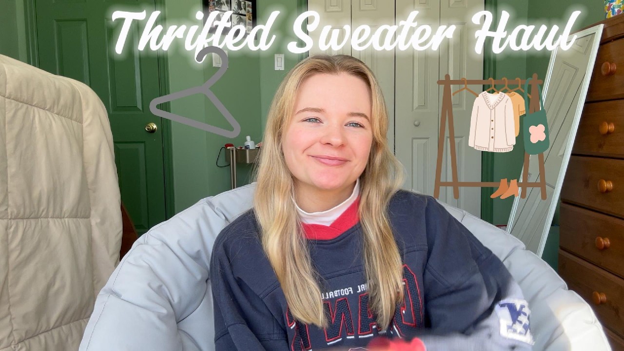 *Mostly* Thrifted Sweater Haul
