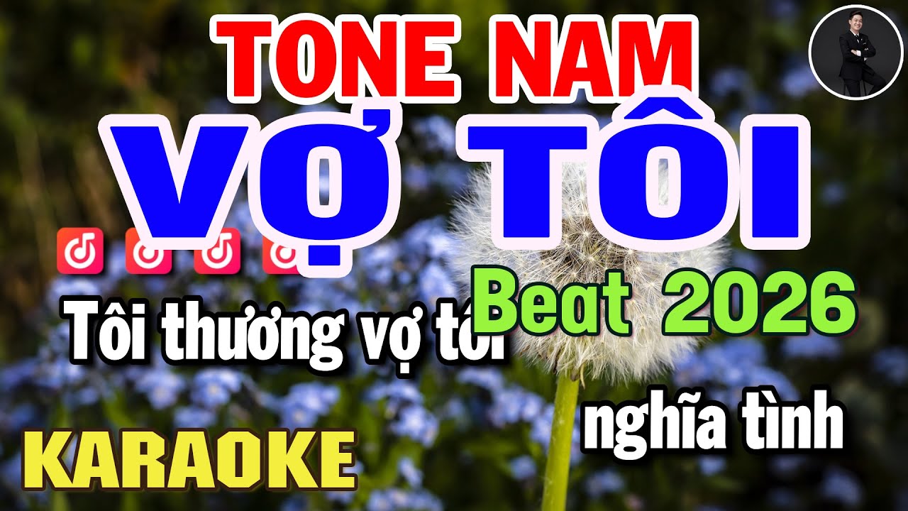 Vợ T&ocirc;i Karaoke Tone Nam Am 80 ( Beat Hay 2026 ) Nhạc Sống Huỳnh L&ecirc;