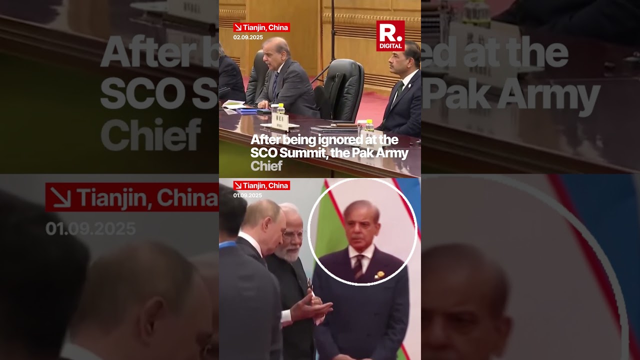 After SCO Snub, Pak Army Chief Asim Munir Accompanies PM Sharif At The Summit