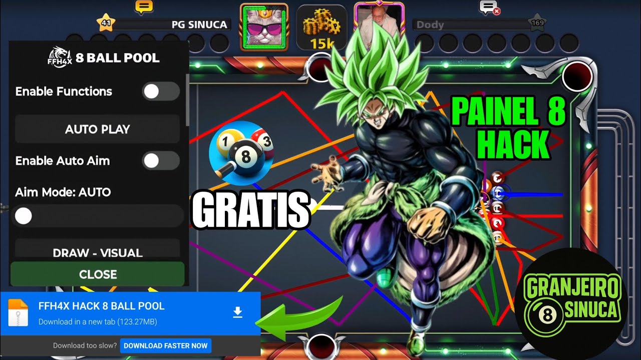 🔥LANÇOU!! 🎱 FFH4X 8 BALL POOL 🎯 HACK FREE 2026 | ATUALIZAÇÃO NOVA |VIP ANDROID & iOS | 100% ANTI-BAN