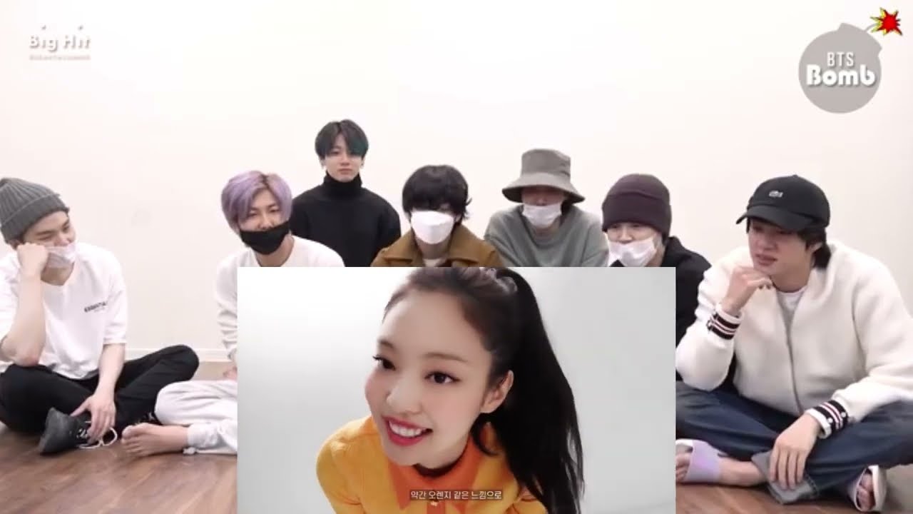 Bts reaction to blackpink jennie vlog