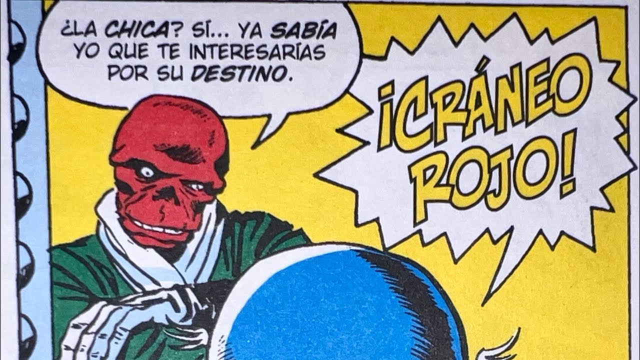 Capitán América #45: Cráneo Rojo desafiante.