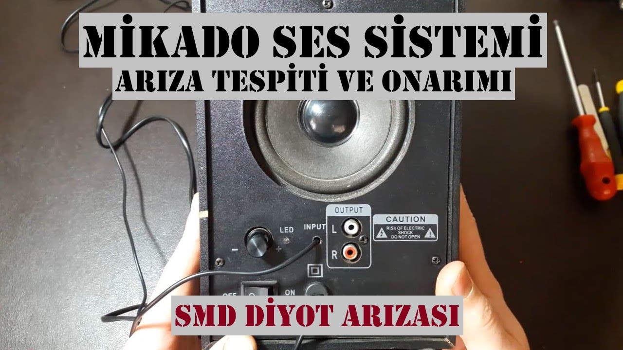 Mikado, Ses Sistemi Arıza Tespit ve Onarımı, 2+1 Ses Sistemi Tamiri, SMD Diyot Arızası,