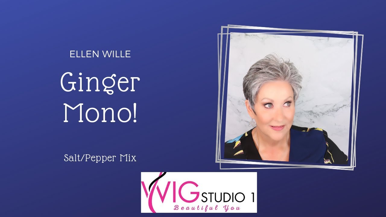 Ellen Wille GINGER MONO Wig Revew | Salt and Pepper Mix | CRAZY WIG LADY