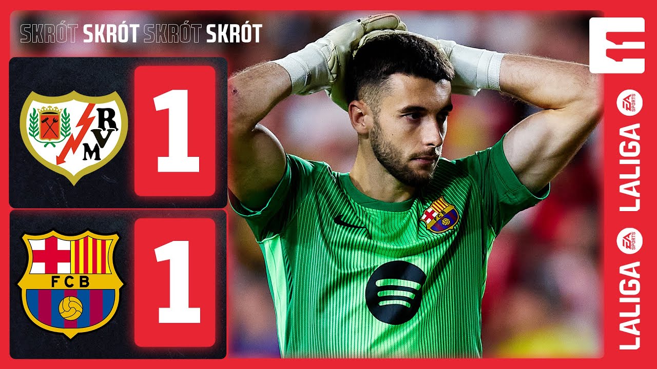 JOAN GARCIA RATUJE FC BARCELONĘ PRZED PORAŻKĄ, AWARIA VARU W TRAKCIE MECZU | SKRÓT RAYO - BARCELONA