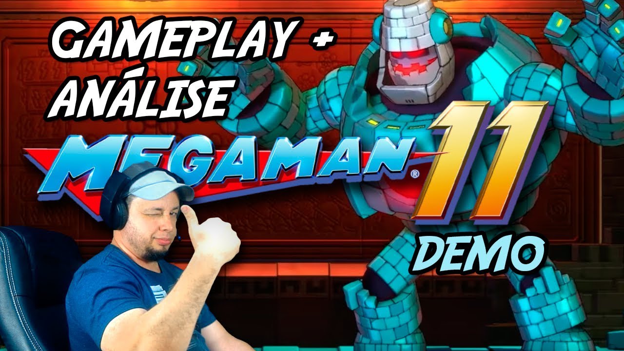 GAMEPLAY + ANÁLISE: MEGAMAN 11 DEMO!