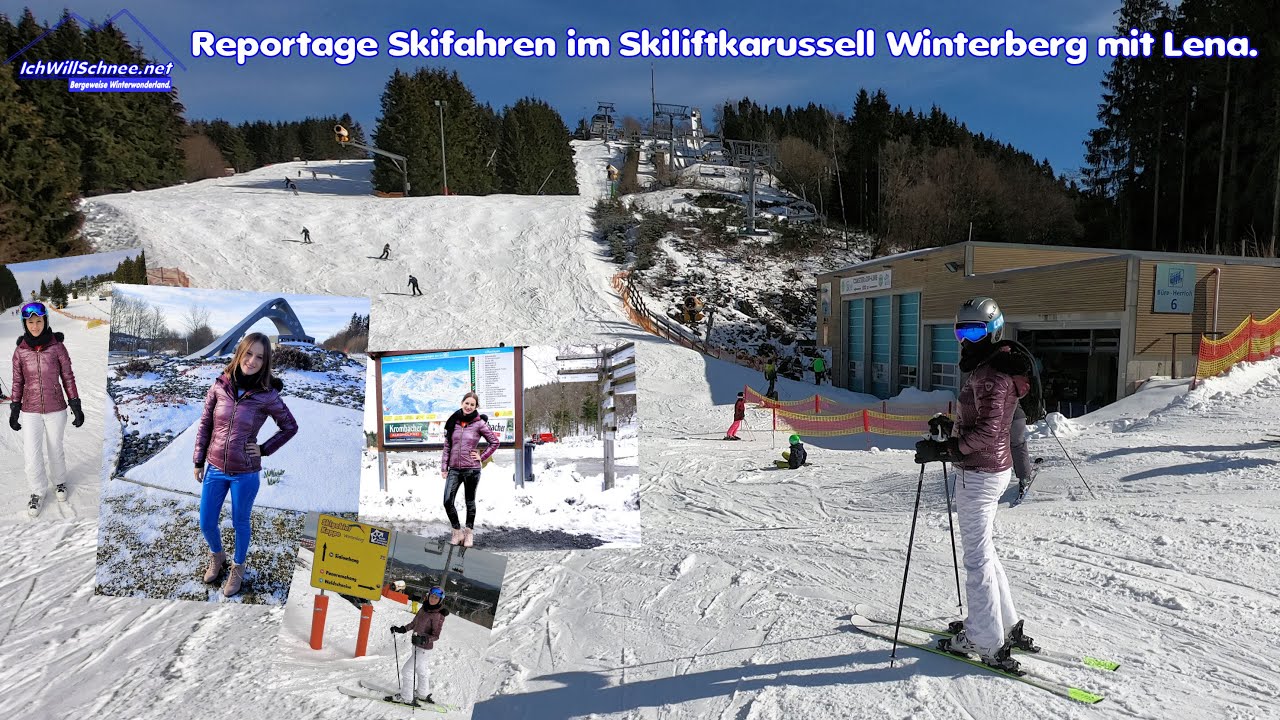 Reportage Skifahren im Skiliftkarussell Winterberg mit Lena.