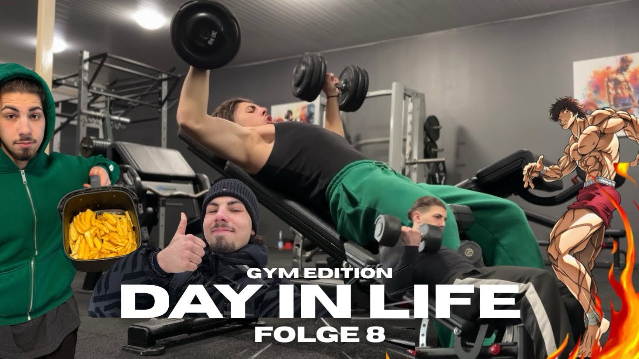DAY IN LIFE aber 80% im Gym | 7VLOG