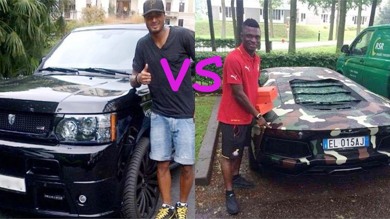 kevin prince boateng cars vs Sulley muntari cars (2018)
