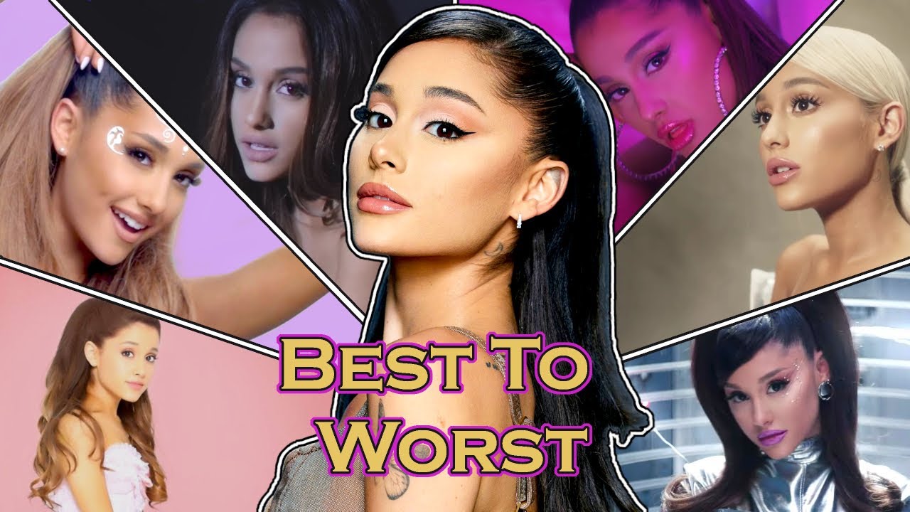 ranking EVERY ariana grande music video! (2022)